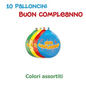 10 Palloncini Compleanno