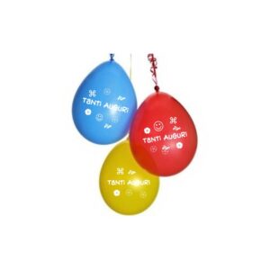 10 Palloncini Tanti Auguri